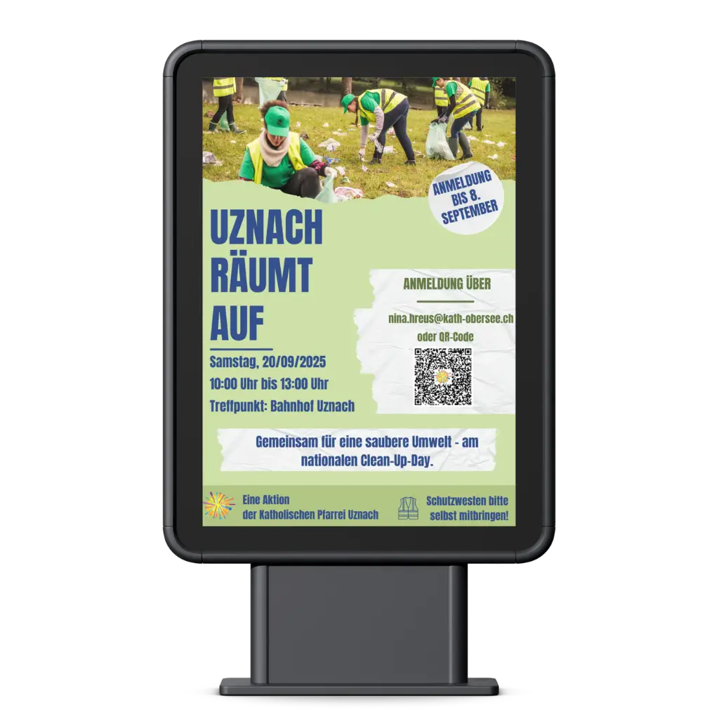 Plakate und Aktionen